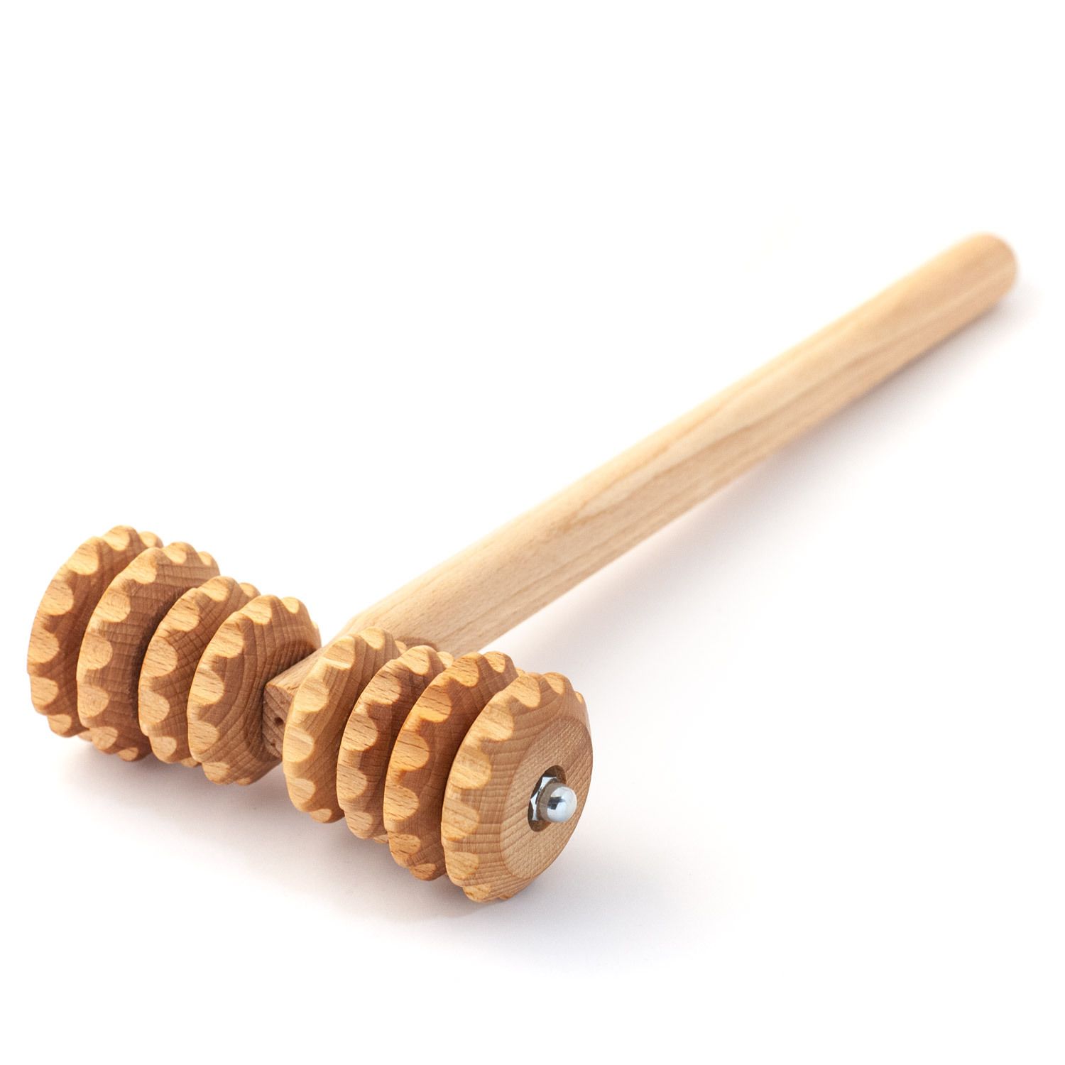 tuuli Anti Cellulite Massagegerät Massageroller Roller Maderotherapie T-Form aus Holz