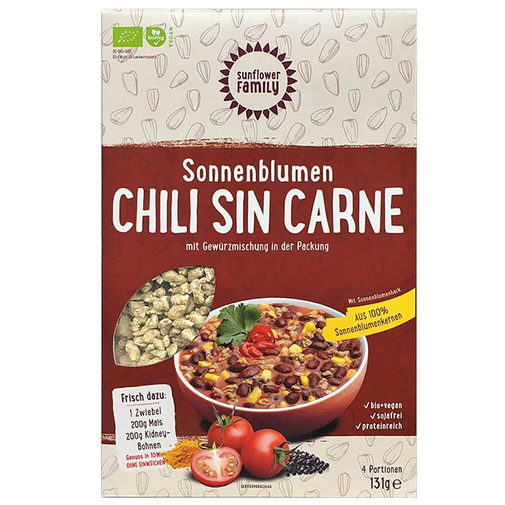 Sunflower Family Bio Sonnenblumen Chili sin Carne