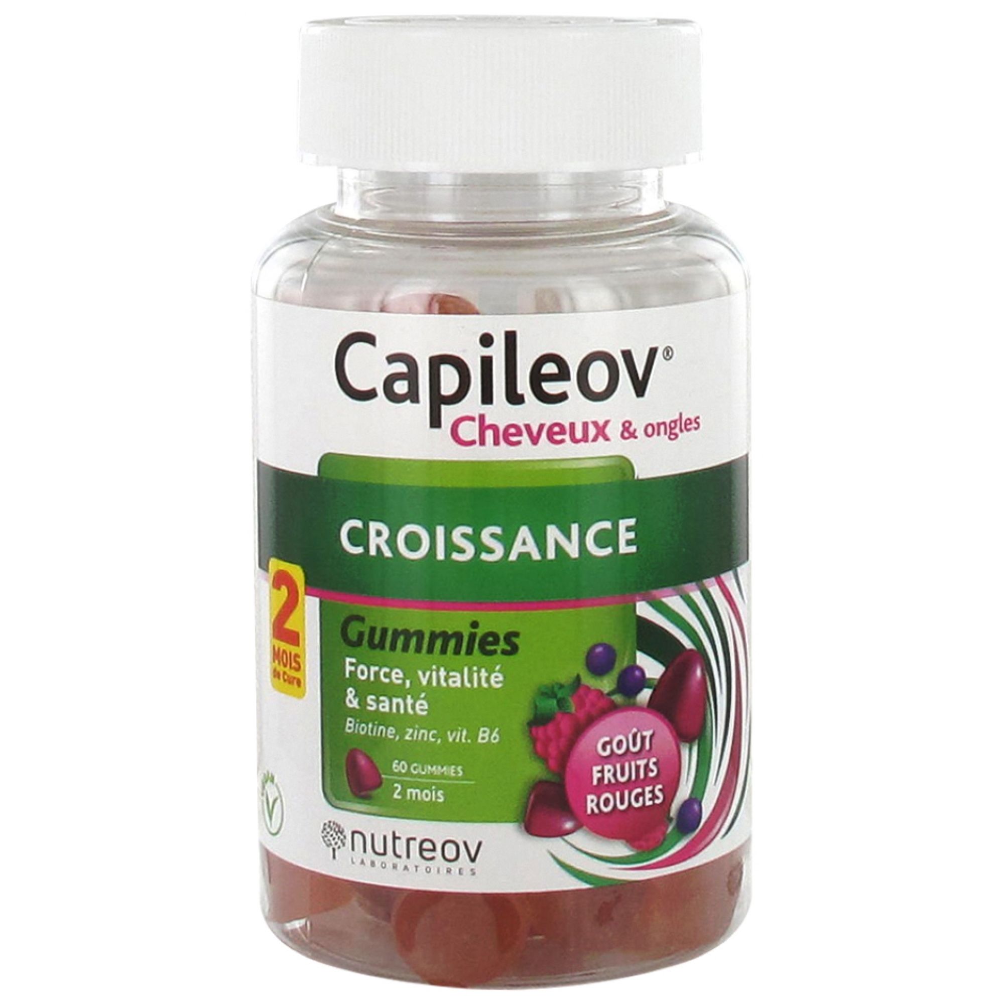 Nutreov Capileov Croissance Gummies 60st 60 St