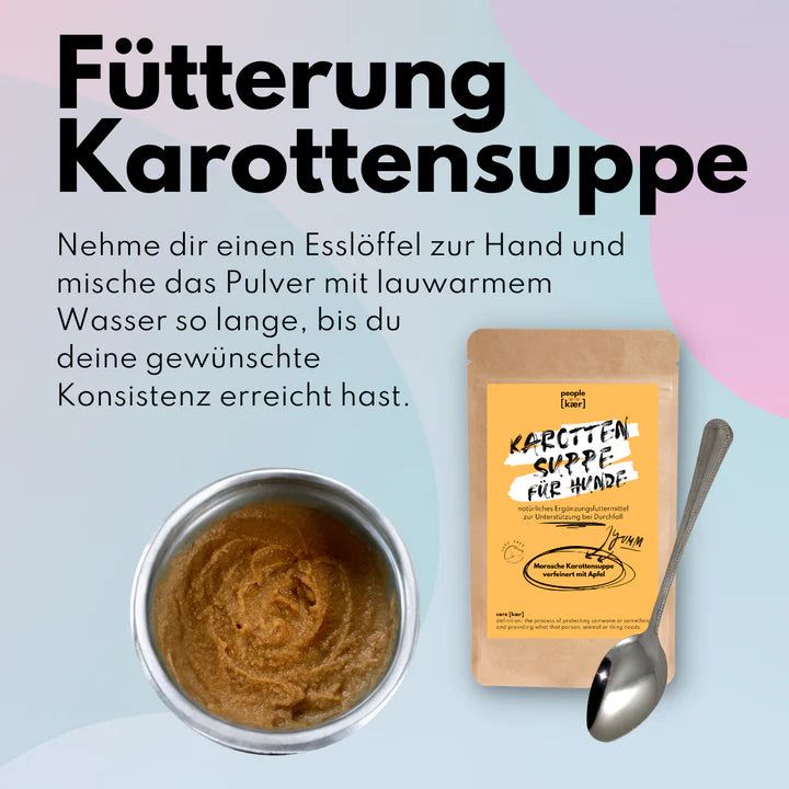 Sparset "Entspannte Reise" Beruhigungspulver + Morosche Karottensuppe für Hunde - People Who Kaer