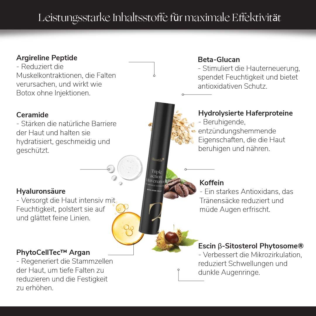 Biostile Triple action rejuvenation Augencreme