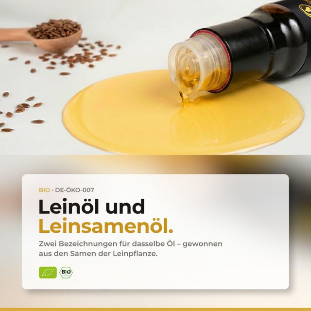 SUNNAFRUCHT® Premium BIO Leinsamenöl kaltgepresst