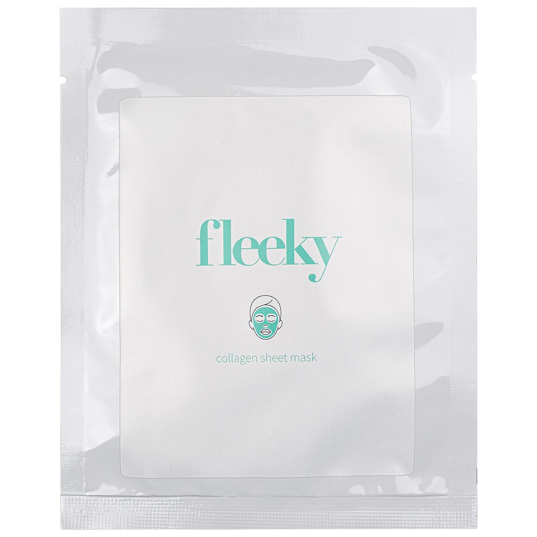 fleeky Collagen Sheet Mask mit 540 Needle Dermaroller