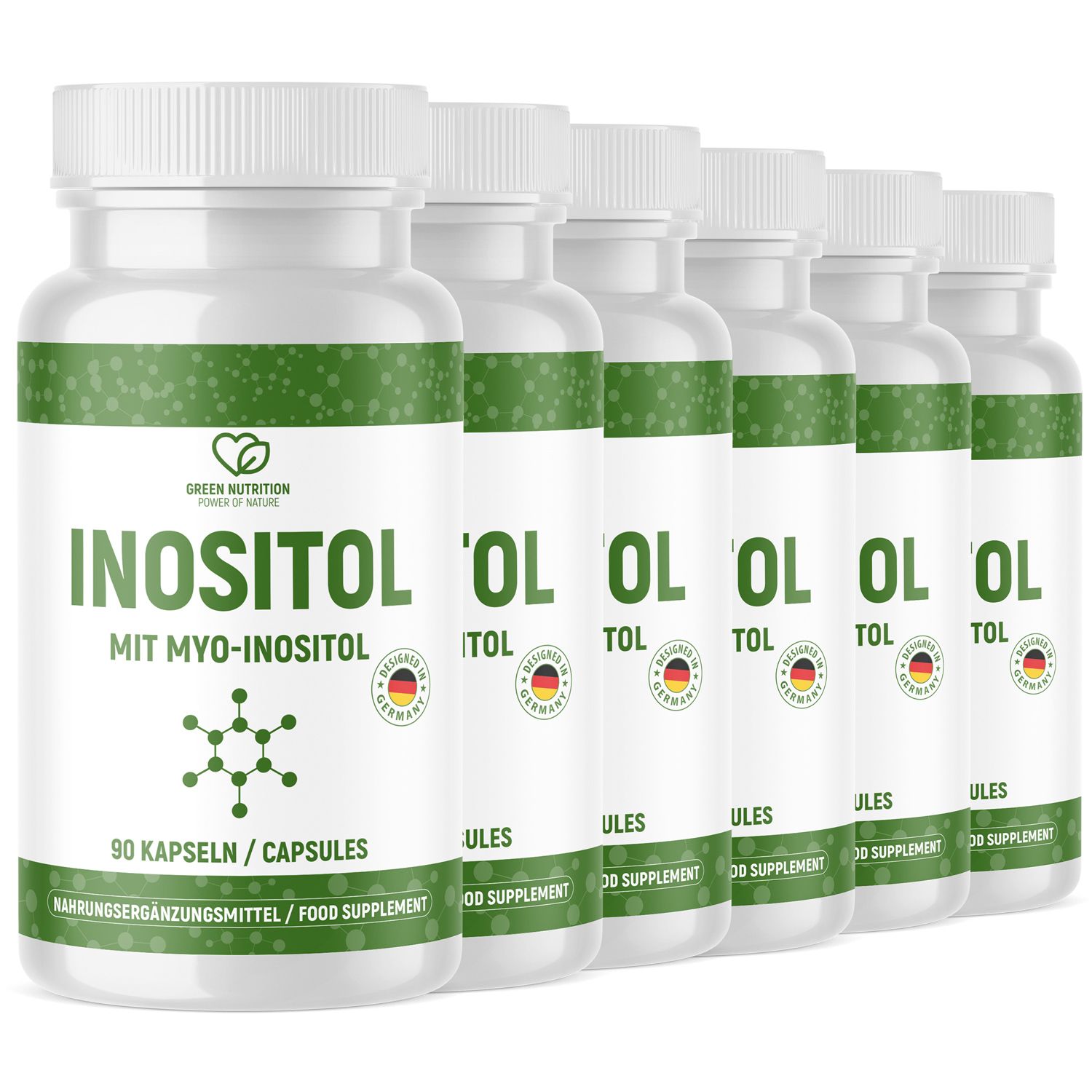 Green Nutrition Myo Inositol 1.400mg 6 St Kapseln