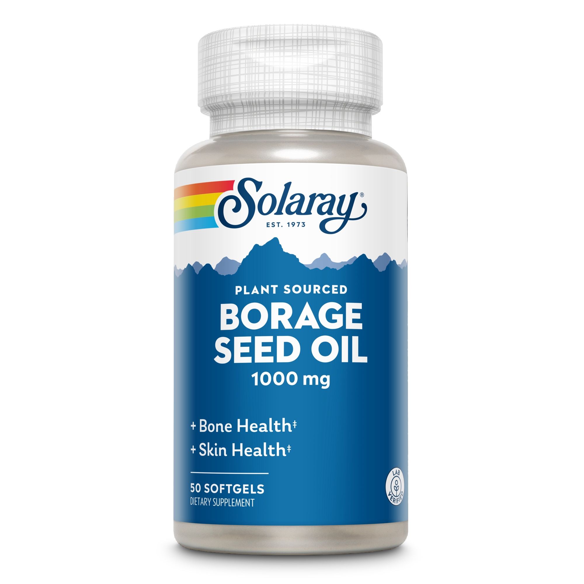 Solaray Borretschsamenöl 240 mg GLA 50 St Weichkapseln