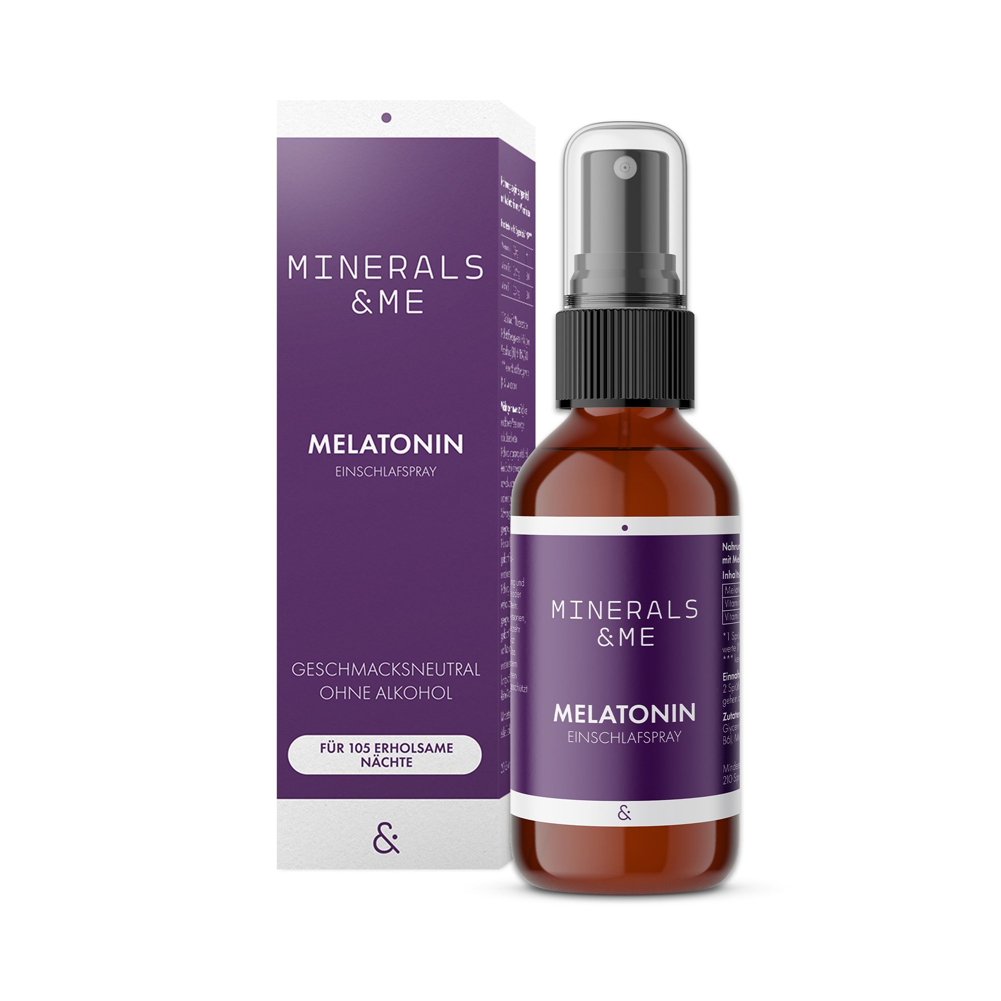 Minerals & ME® Melatonin Einschlafspray 30 ml Mundspray