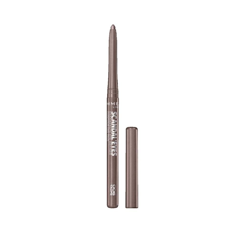 Automatischer Eyeliner, Farbe Taupe. Mit Kappe. Aufschrift: Scandaleyes.