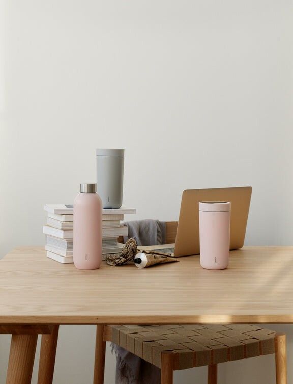 Stelton To Go Click Becher 0,2 l soft Light Grey Trinkbecher