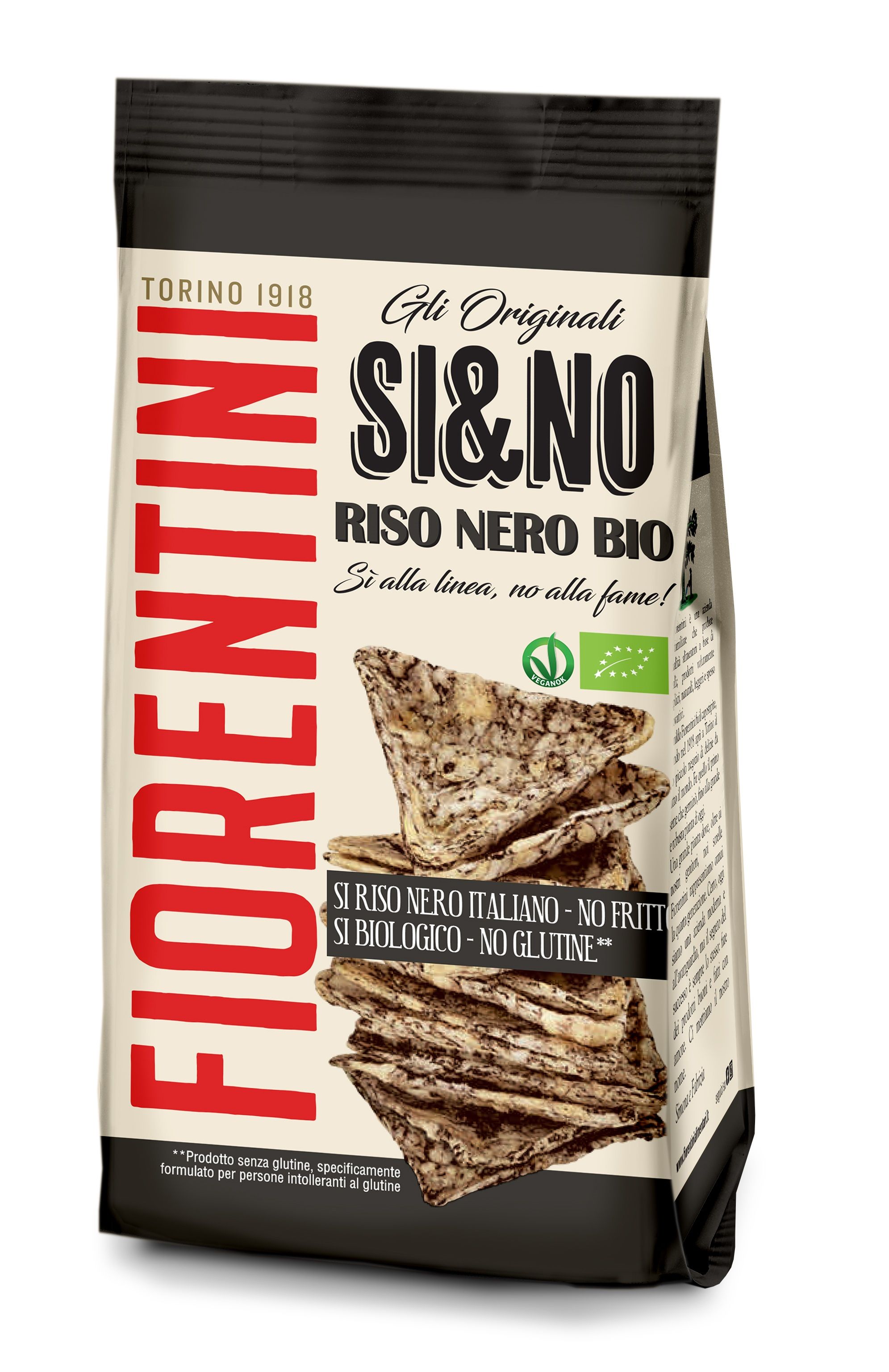 Snack Senza Glutine di Riso Nero Bio Si&No - Fiorentini