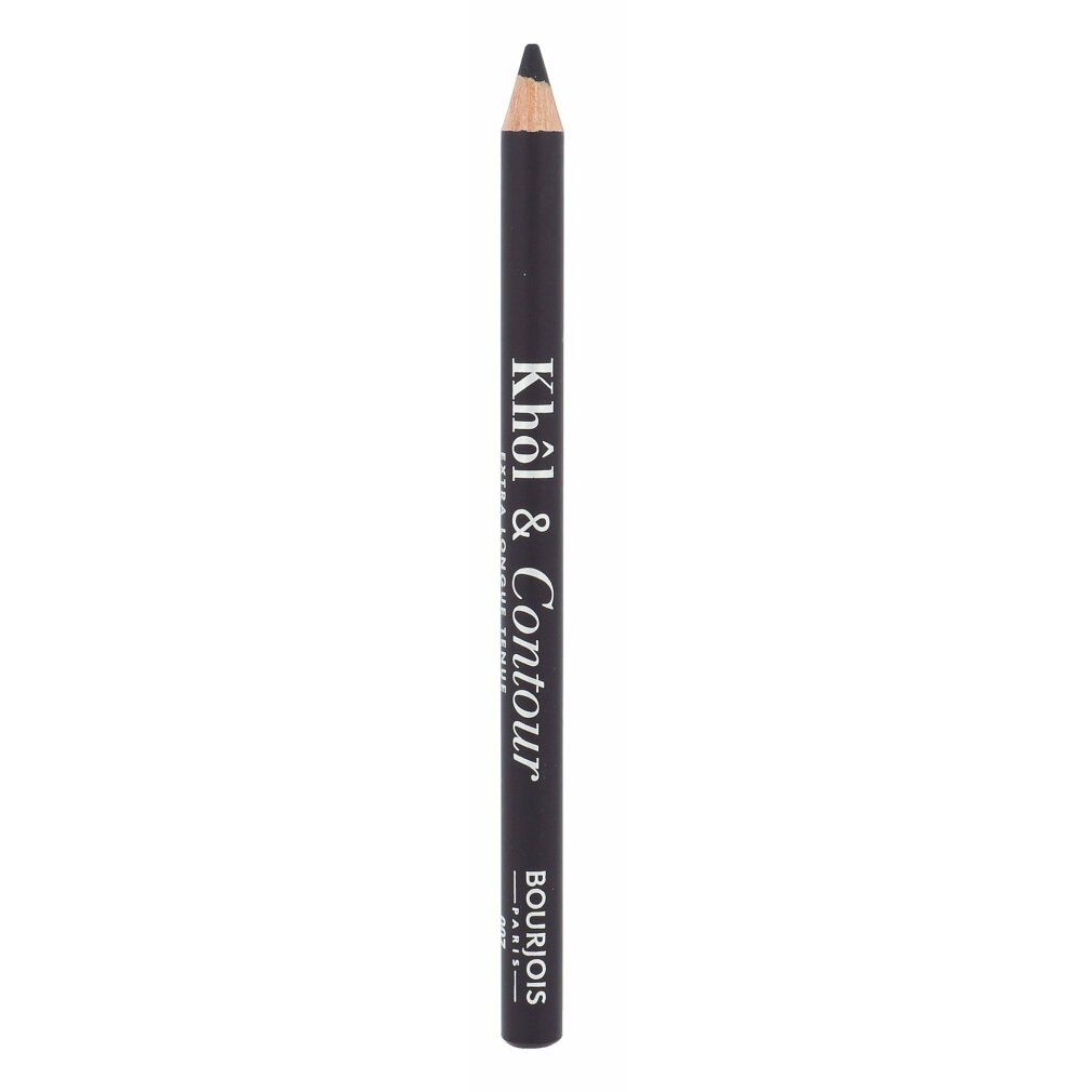 Dunkelvioletter Kajalstift. Aufschrift: Khol & Contour, Bourjois Paris.