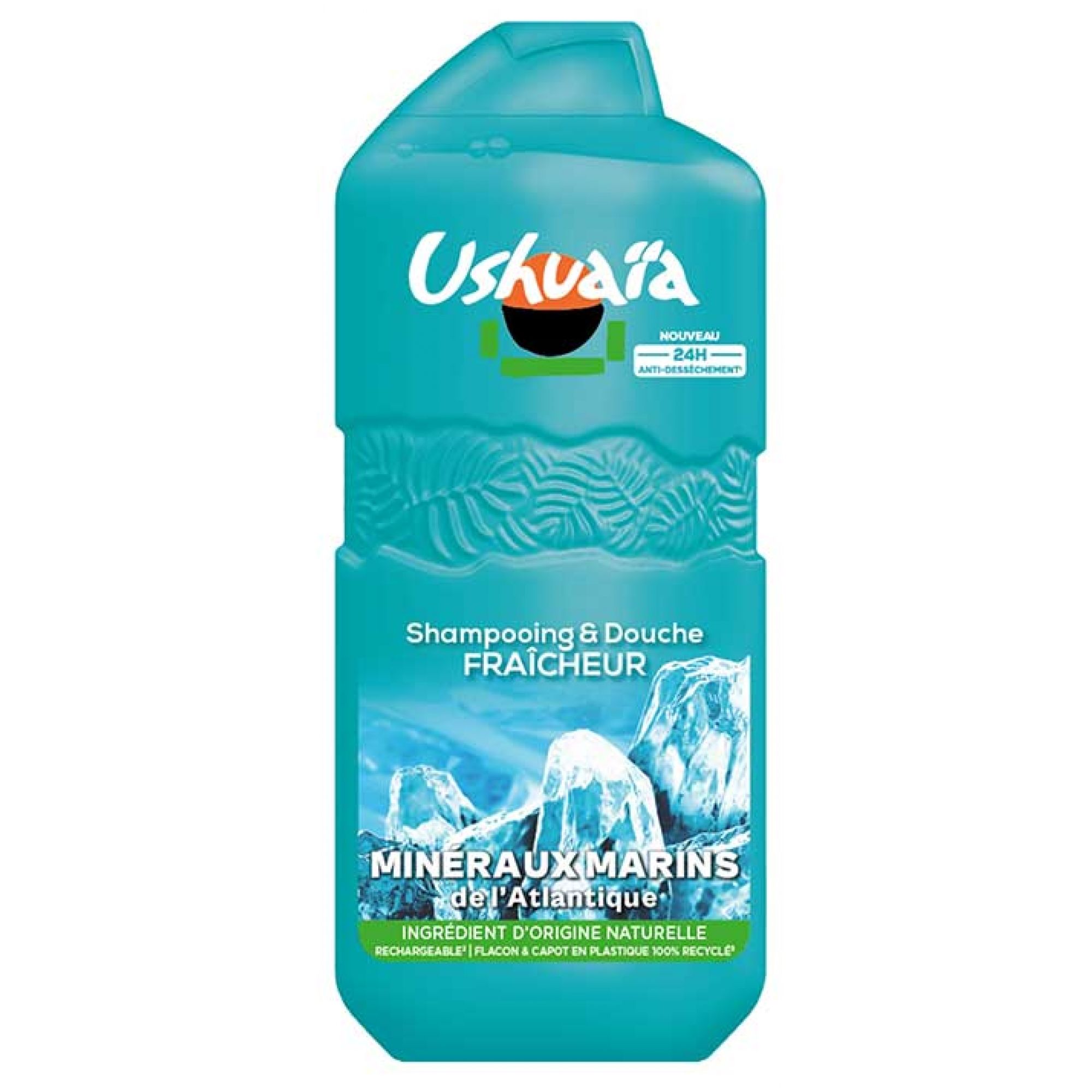 Ushuaïa Duschshampoo Frische Meeresmineralien 5,3x8,2x19,86 cm