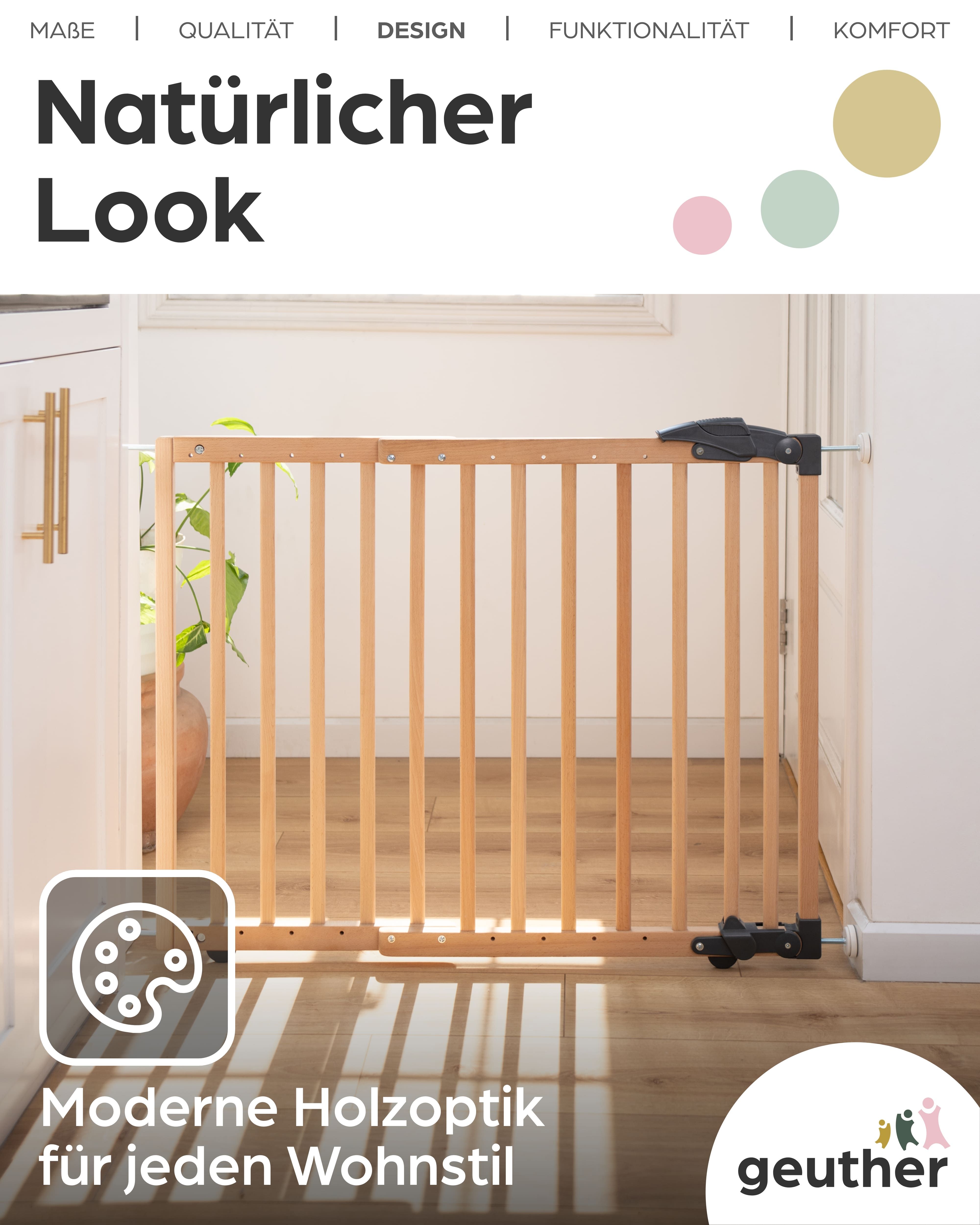 GEUTHER Türschutzgitter Nina in Natur 68–102 cm