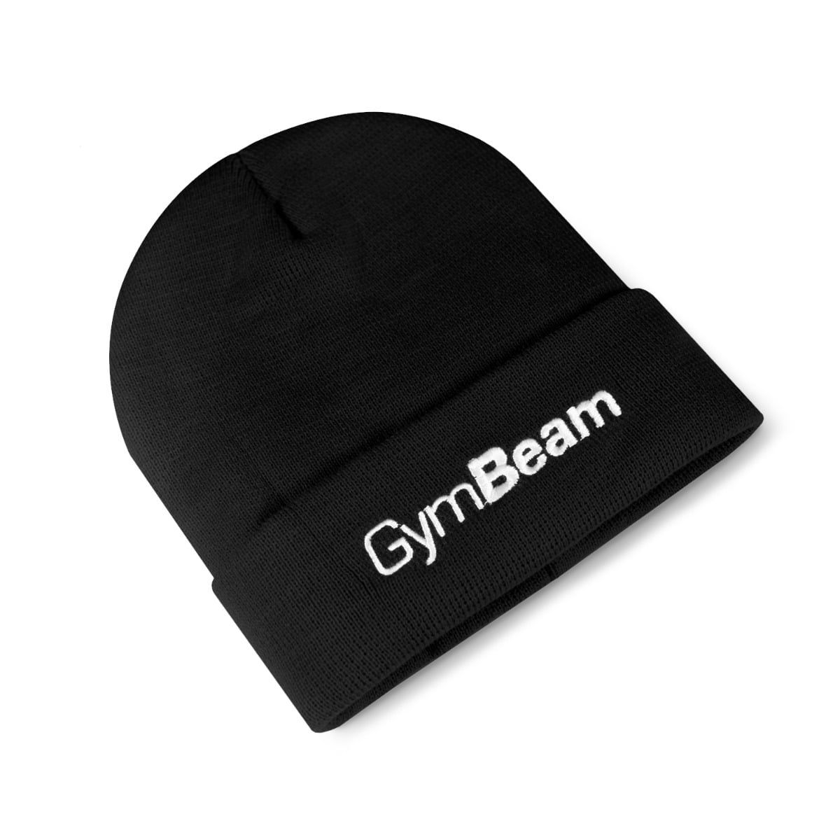 Wintermütze Unisex Beanie aus Acryl in Schwarz 1 St