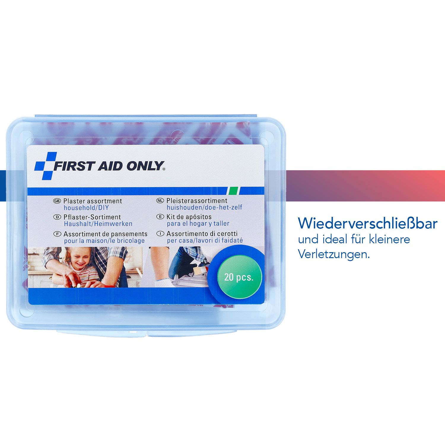 First Aid Only Pflasterbox klein Haushalt
