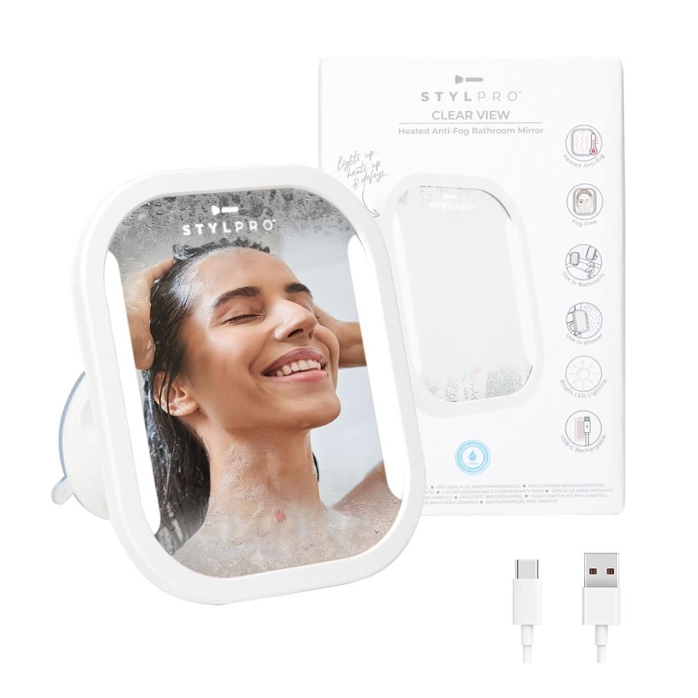 STYLPRO CLEAR VIEW Antibeschlag-Badezimmerspiegel