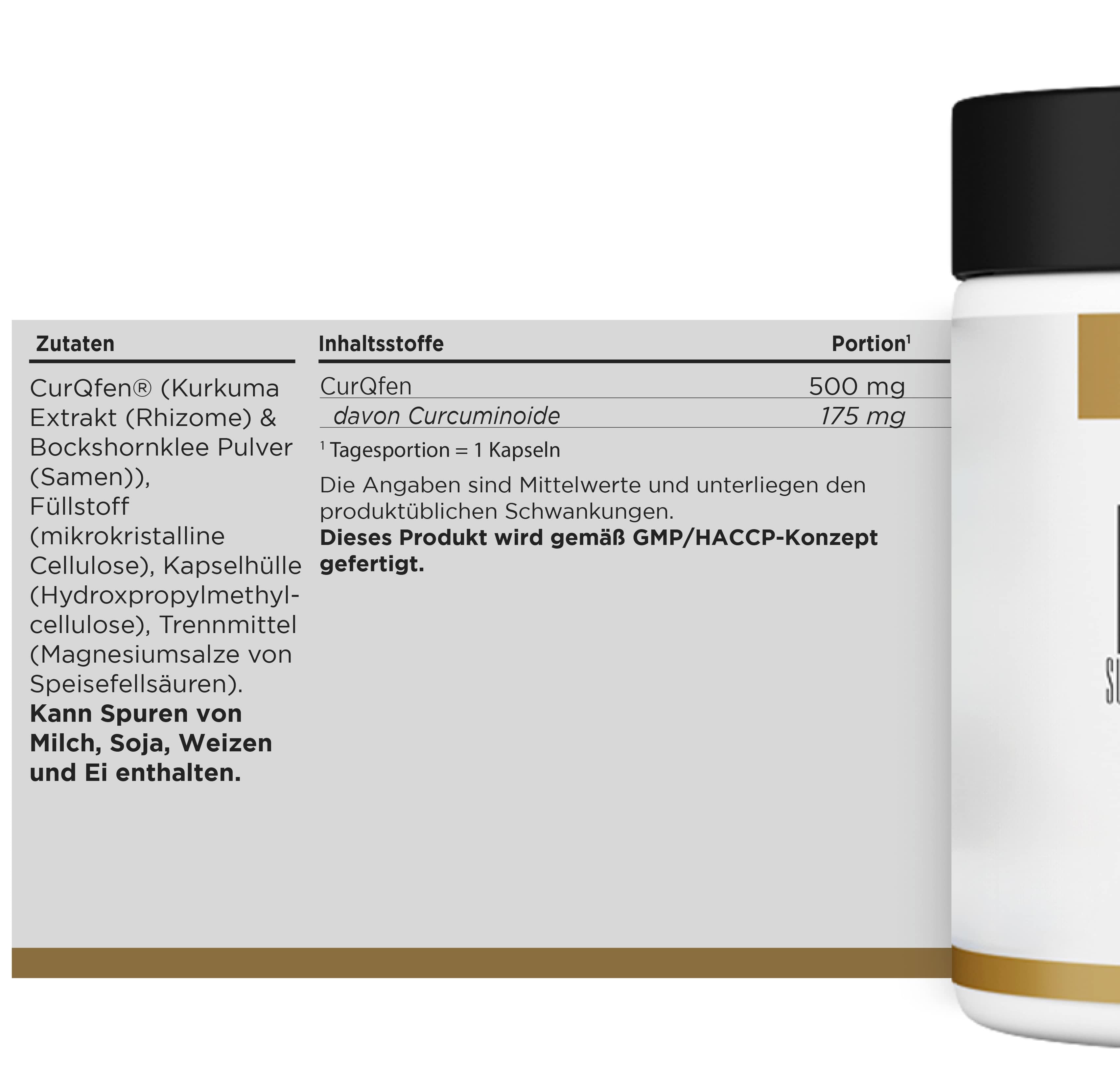 HBN Supplements - Curcumin+ 60 St Kapseln