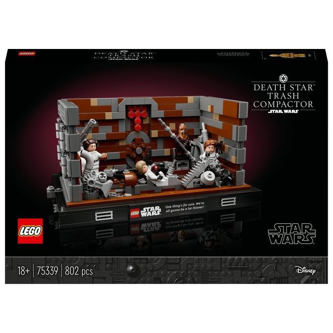 LEGO Star Wars Diorama Compattatore di Rifiuti Morte Nera