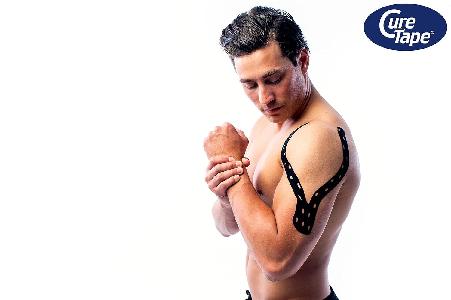 Cure Punch Original Kinesiology Tape Schwarz