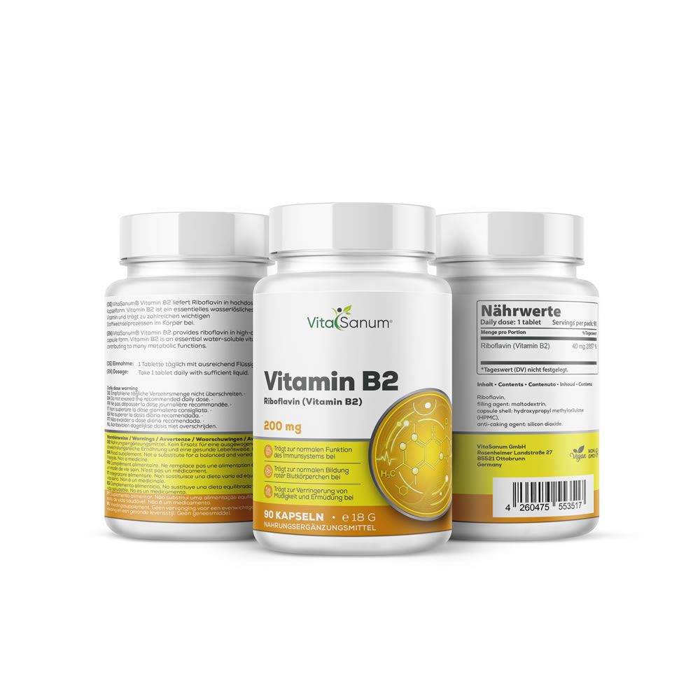 VitaSanum® - Vitamin B2 (Riboflavin)  40 mg