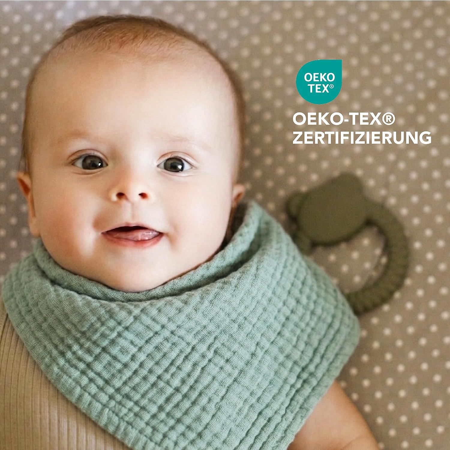 Kikido Mulltücher Baby 100% Baumwolle