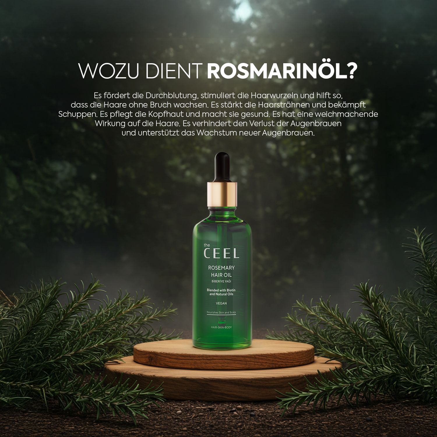 THE CEEL Rosmarin Haaröl
