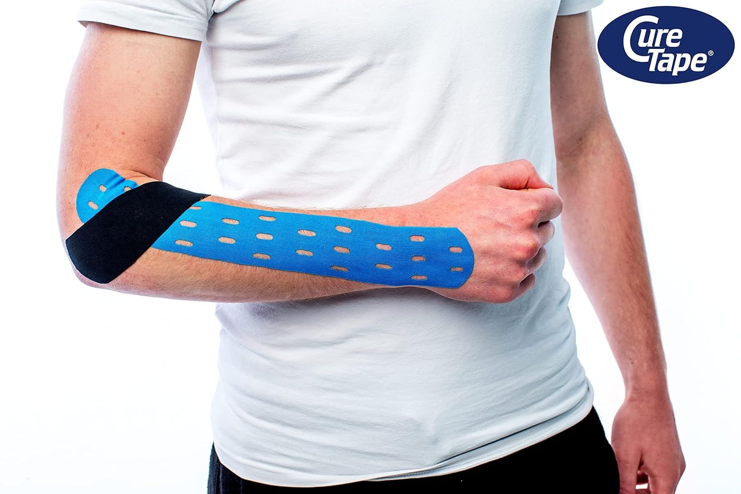 Cure Punch Original Kinesiology Tape Schwarz