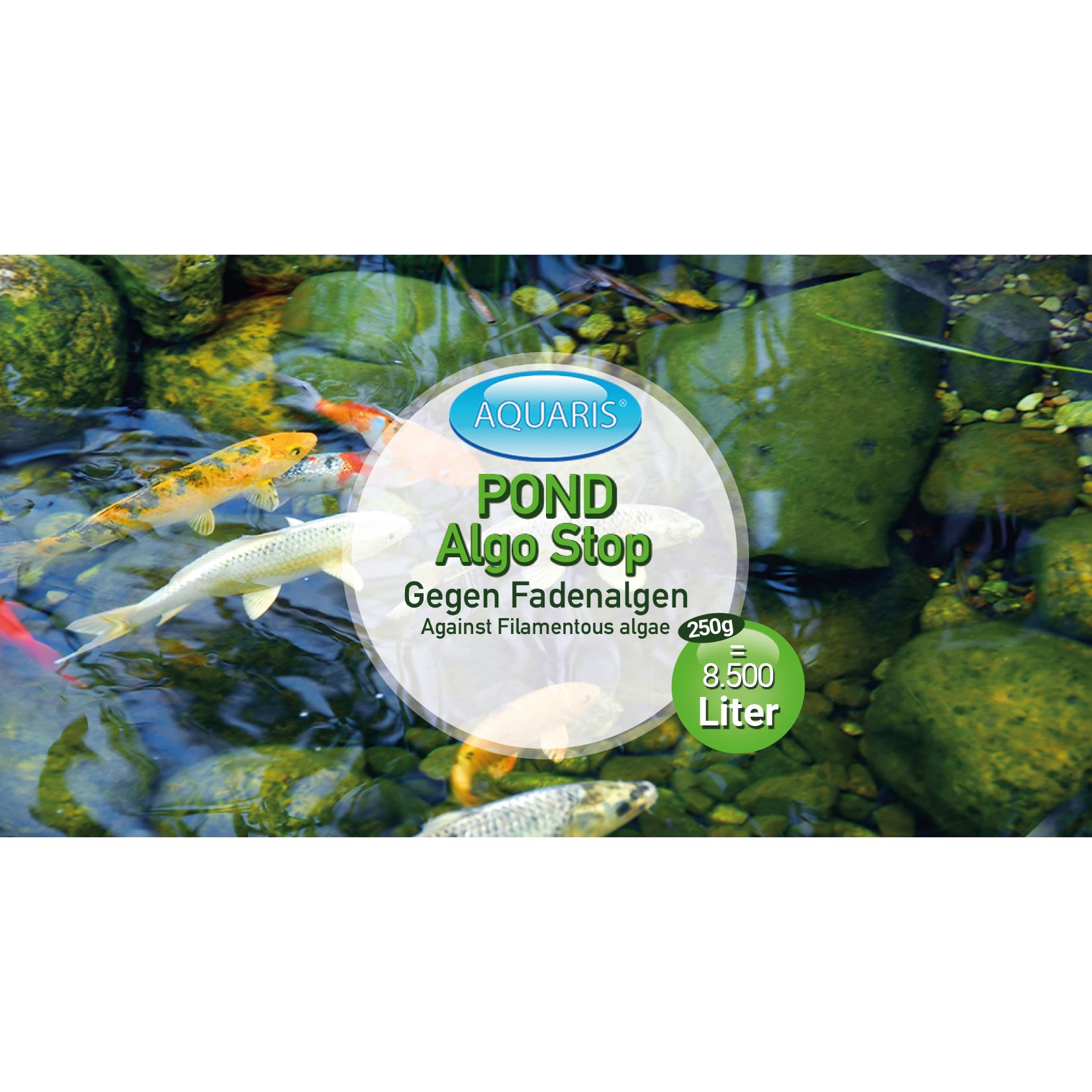 AQUARIS Teichpflege-Produkte für Teichfische - POND Algo Stop
