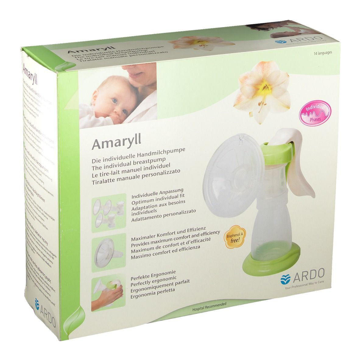 ARDO AMARYLL individuelle Handmilchpumpe