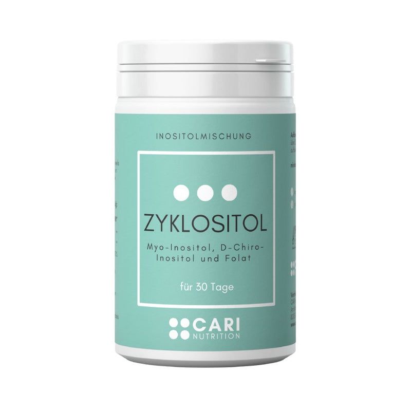 ZYKLOSITOL Dose mit Myo-Inositol, D-Chiro-Inositol und Folsäure.
