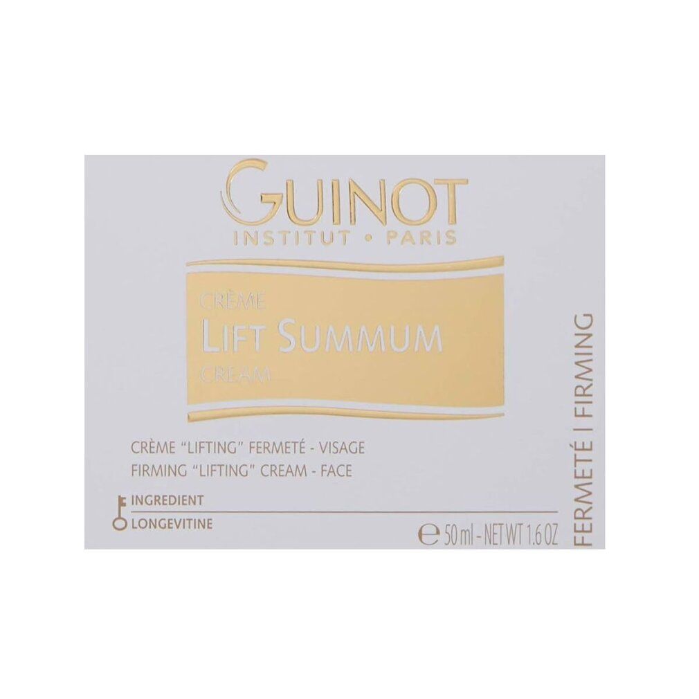 Verpackung mit Aufschrift "LIFT SUMMUM" und "GUINOT".