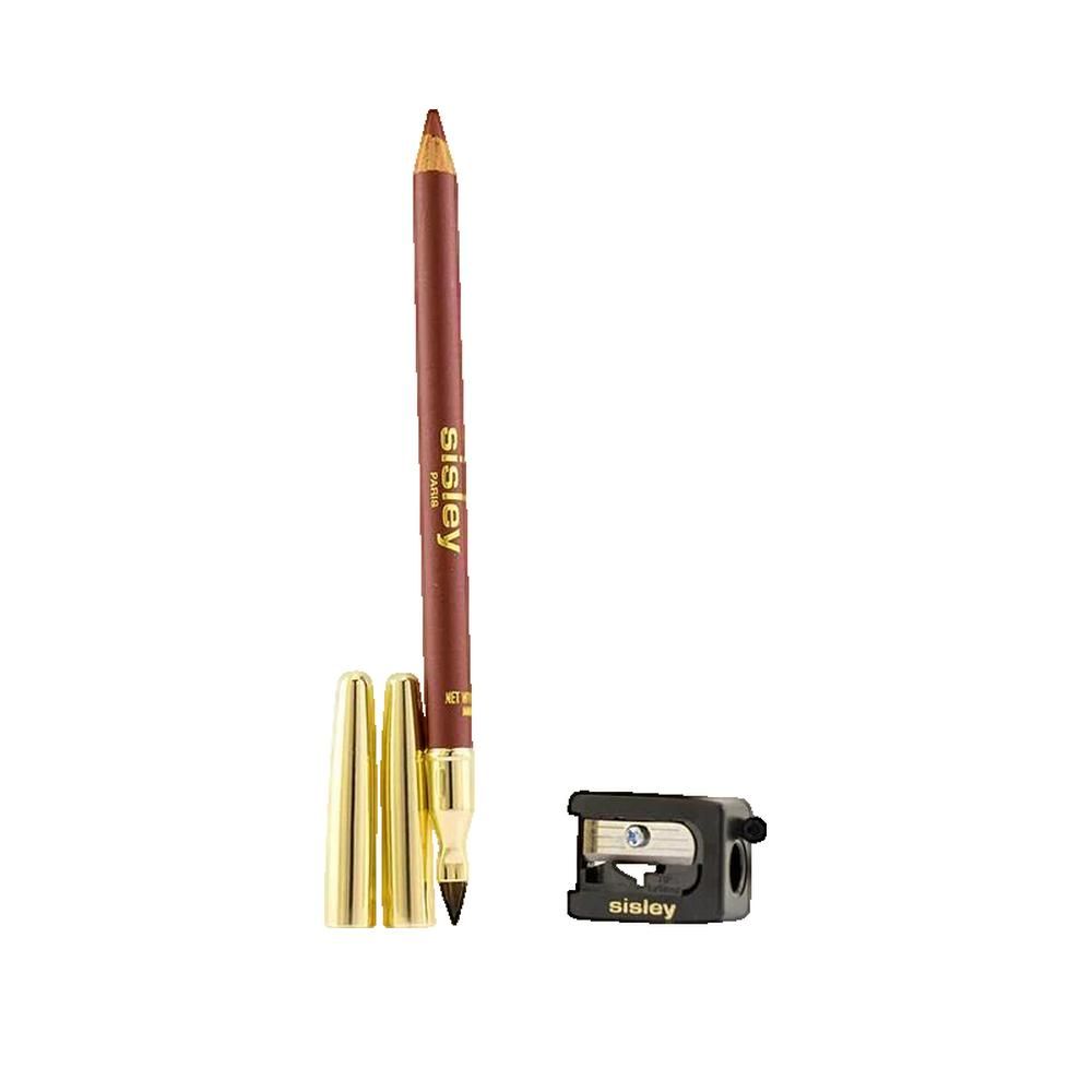 Lipliner mit goldfarbener Kappe und Anspitzer. Aufschrift Sisley.