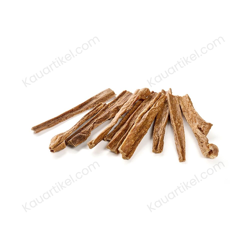 Rinder-Euter-Sticks auf weißem Hintergrund.