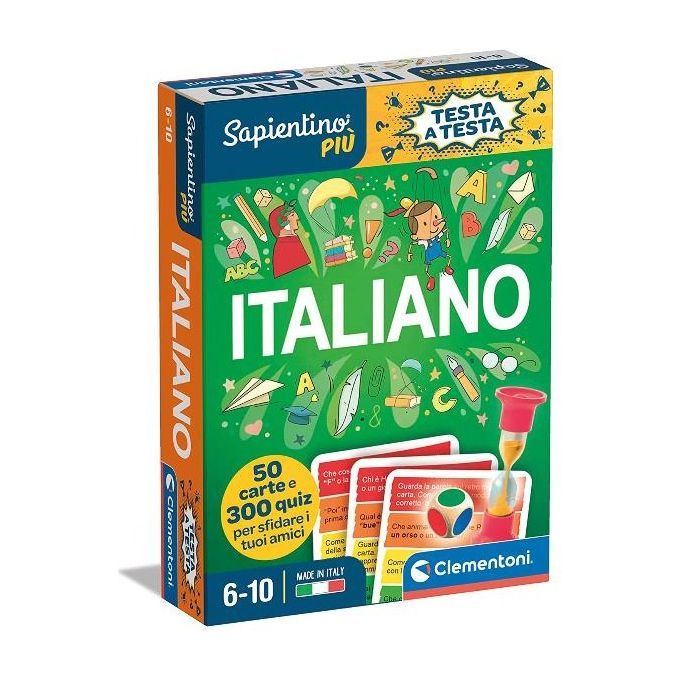 Clementoni Sapientino Più 16439 gioco da tavolo Carta da gioco Quiz