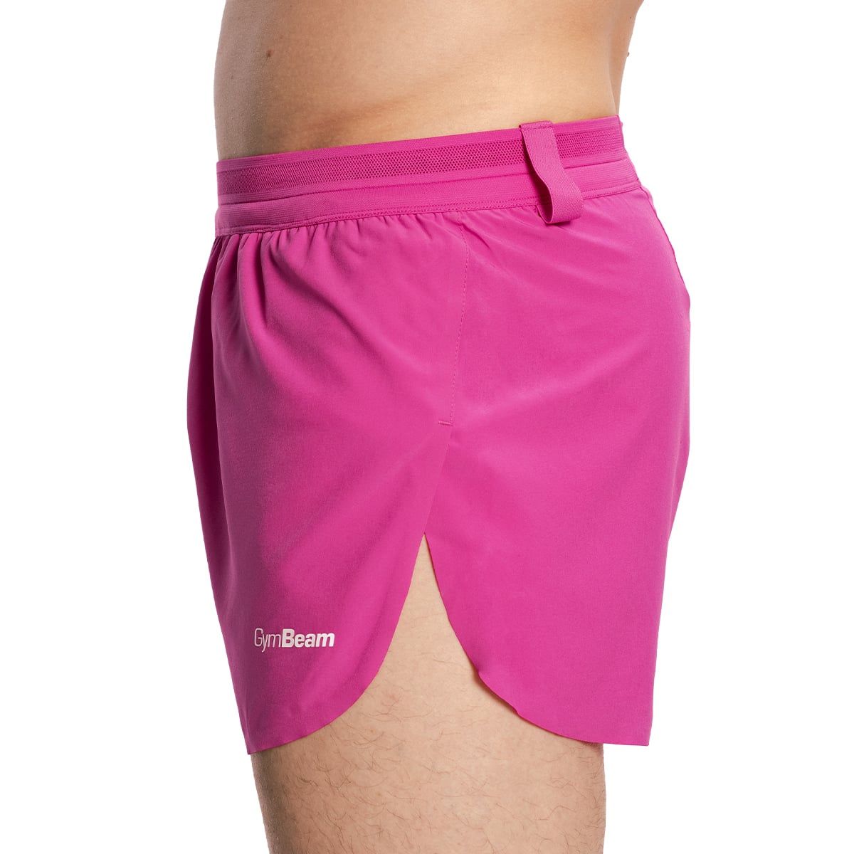 GymBeam Shorts Herren regular mit Gummizug, Taschen, Pulse X Lila