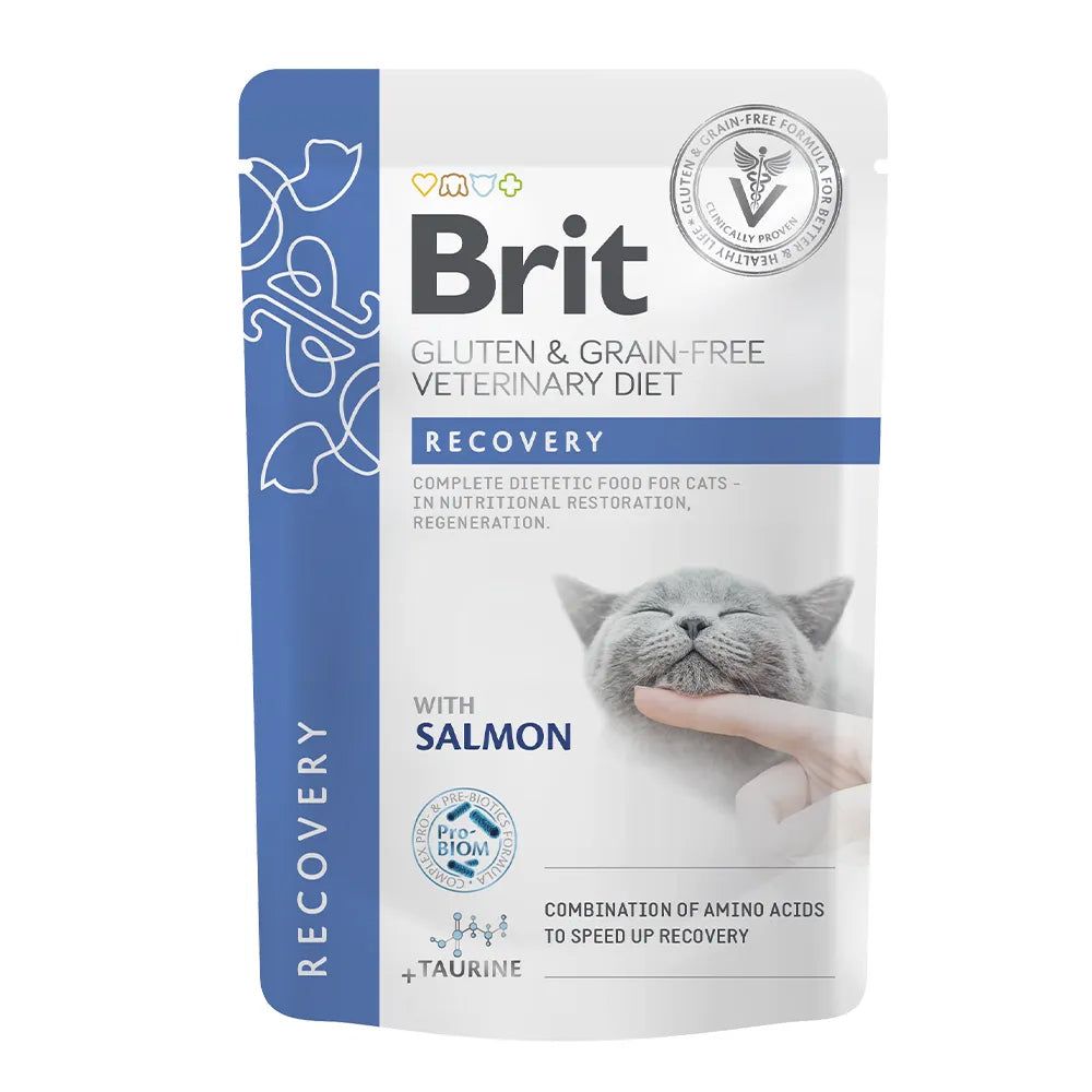Brit Veterinary Diet - Cat Pouch - Fillets in Gravy - Recovery