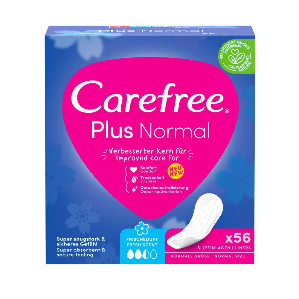 Carefree - Slipeinlagen "Plus Normal mit Frischeduft"