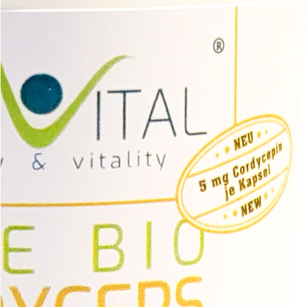 BEAUVITAL® Pure Bio Cordyceps Gold Kapseln mit 10mg Cordycepin/g
