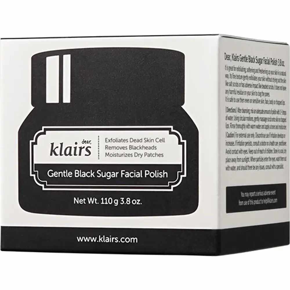 dear Klairs Gentle Black Sugar Facial Polish