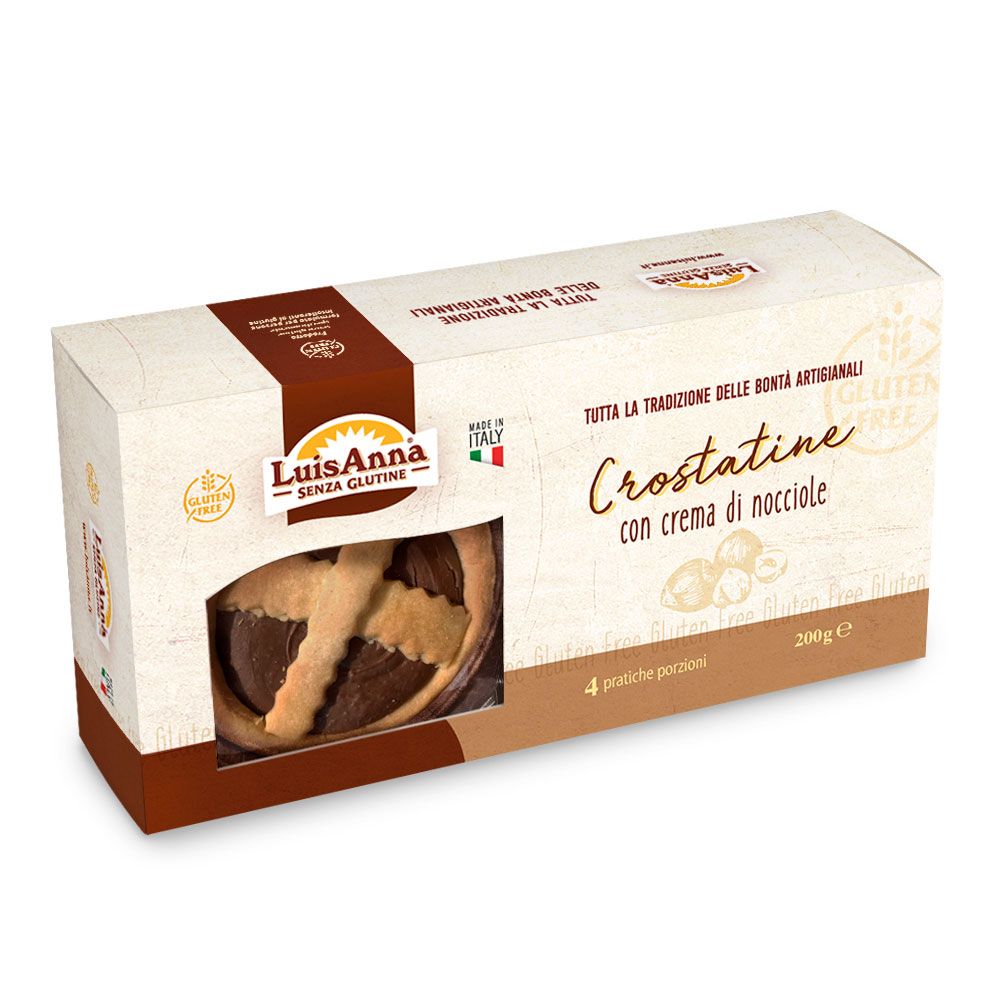 Crostatine Nocciola Senza Glutine - Luisanna
