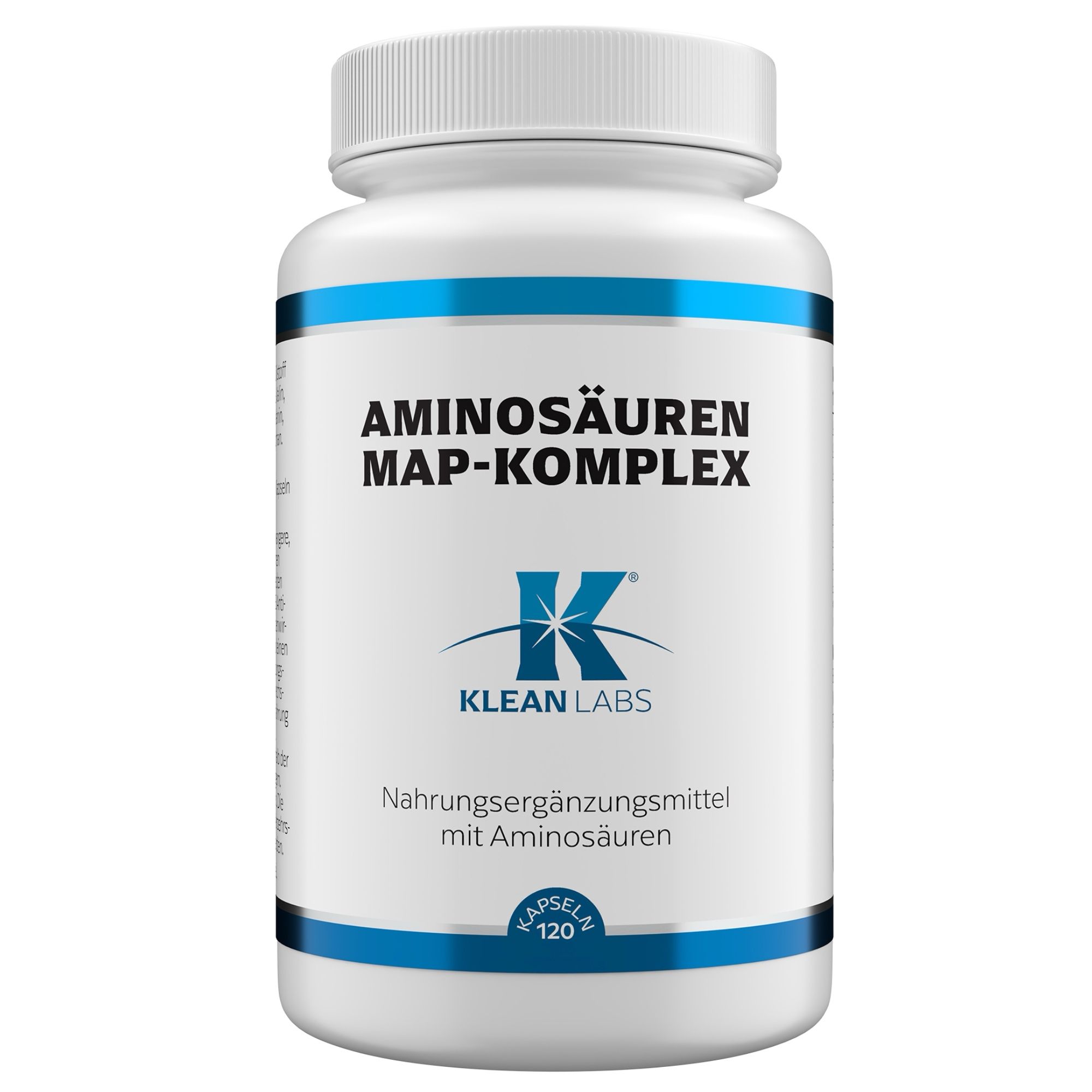Klean Labs Aminosäuren MAP-Komplex vegan 120 St Kapseln