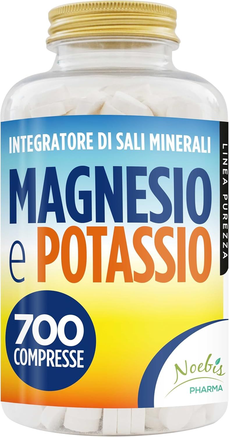 Noebis Pharma Magnesio e Potassio – Citrati – 700 Compresse