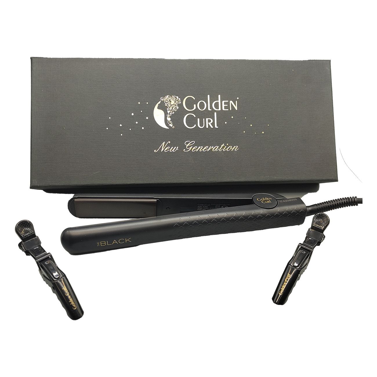 Golden Curl GL806 The Black Ceramic Straightener Glätteisen