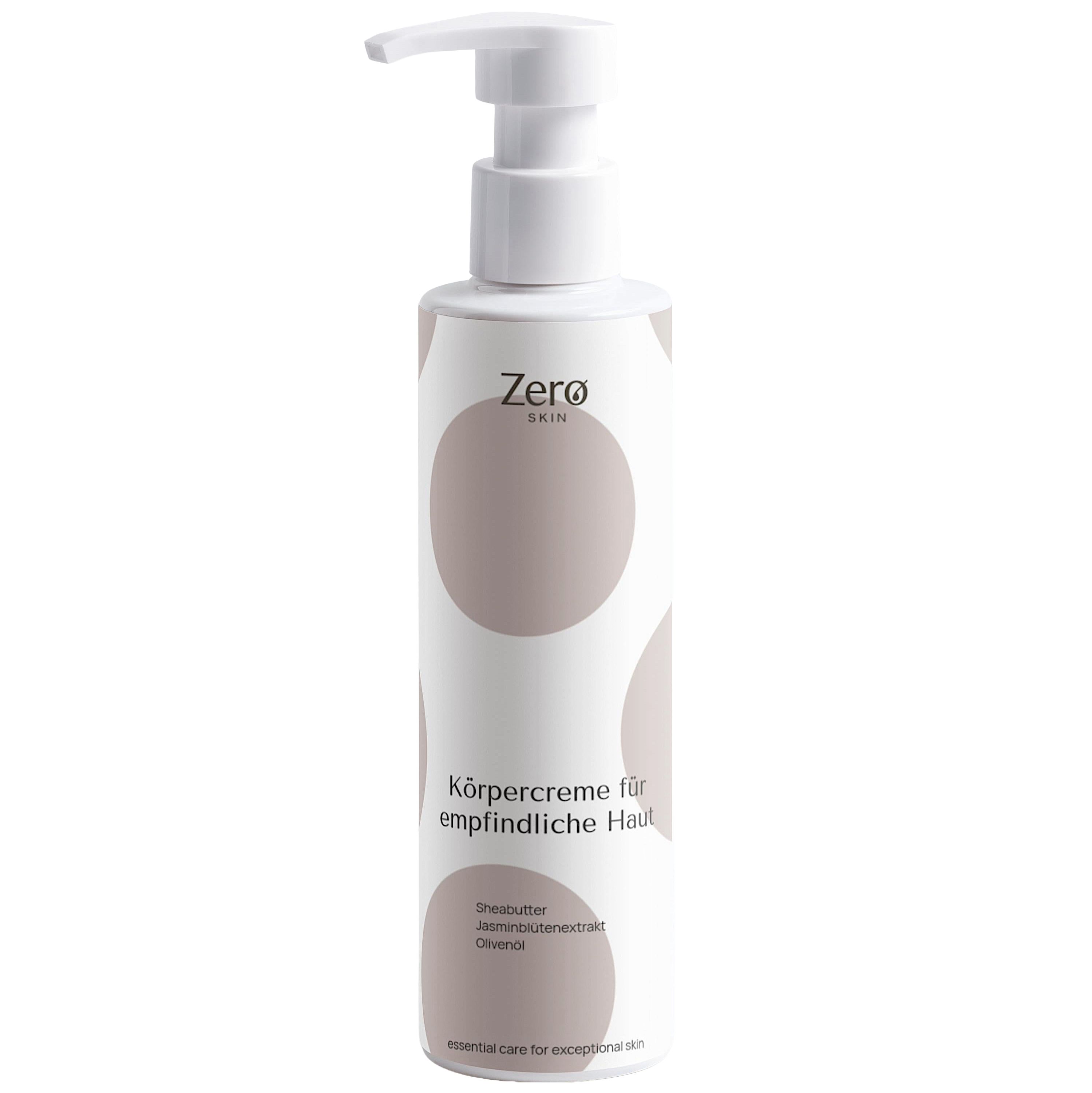 Zero Skin Körpercreme für empfindliche Haut, beruhigend, hydratisierend sensible Haut 190 ml Creme