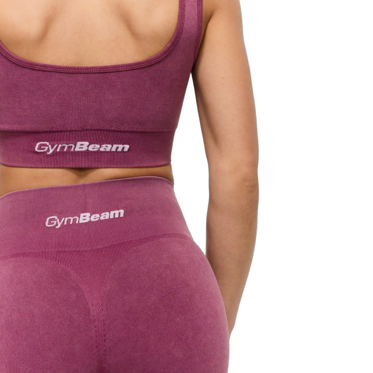 GymBeam Leggings für Frauen nahtlos mit hoher Taille LIFT Plum