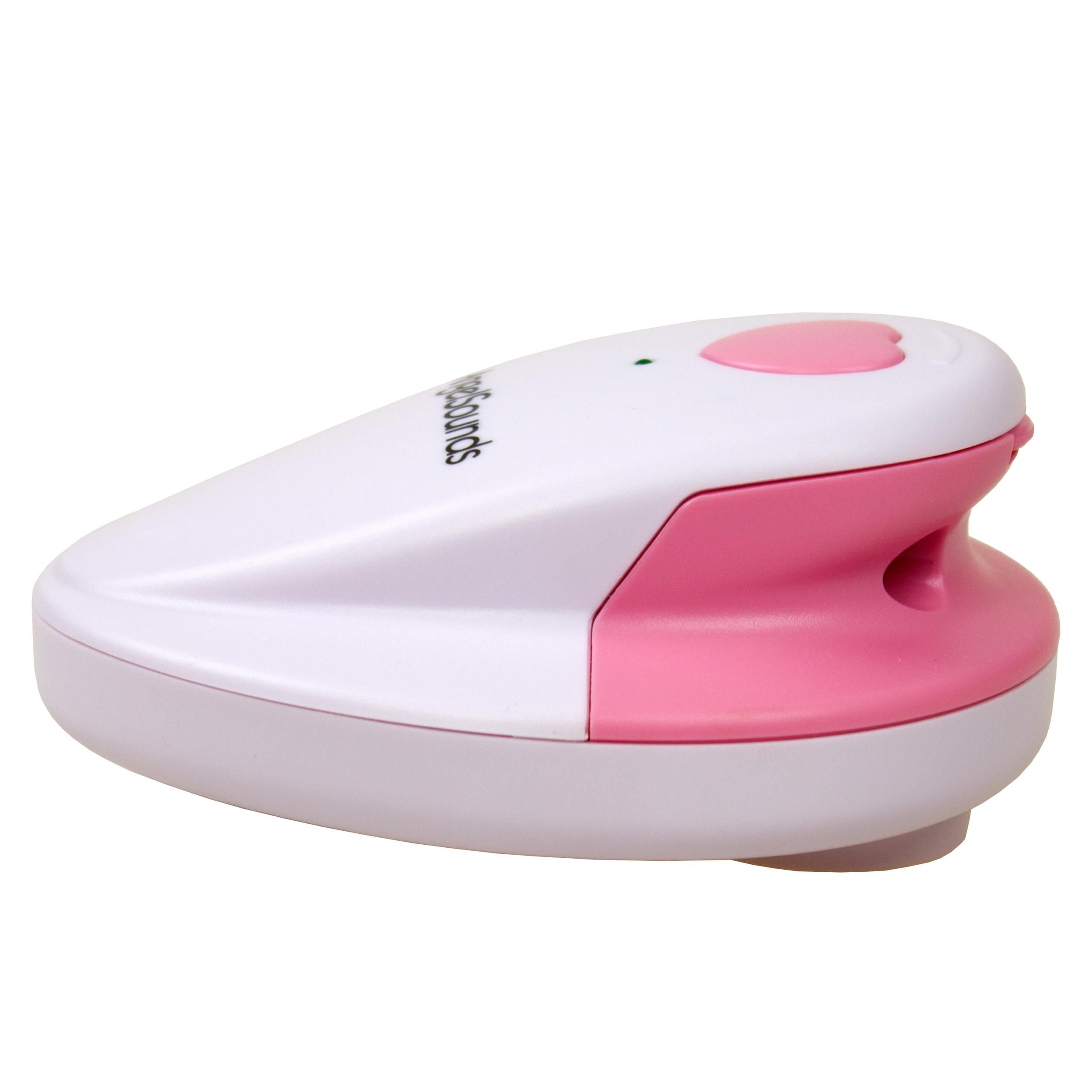 AngelSounds - JPD-100S Set - Ultraschall Fetal-Doppler - Cremeweiß-Pink
