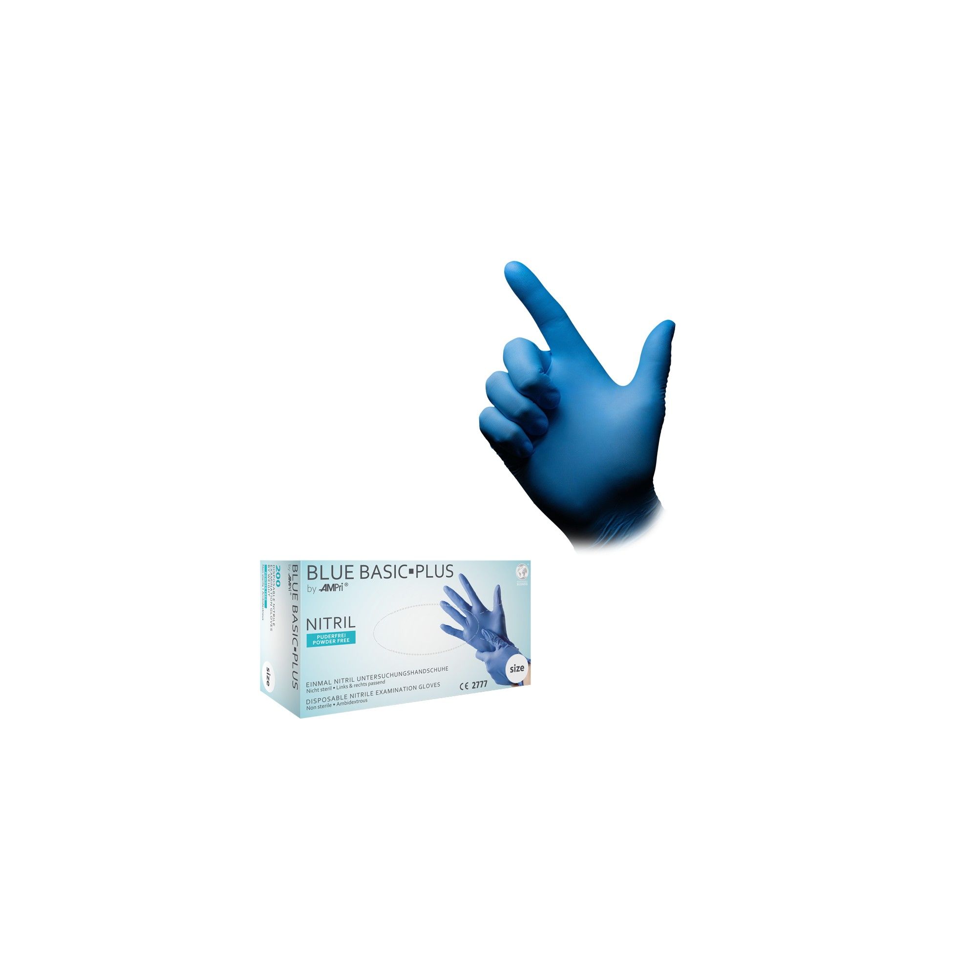 Blue Basic-Plus - Nitril-Untersuchungshandschuh