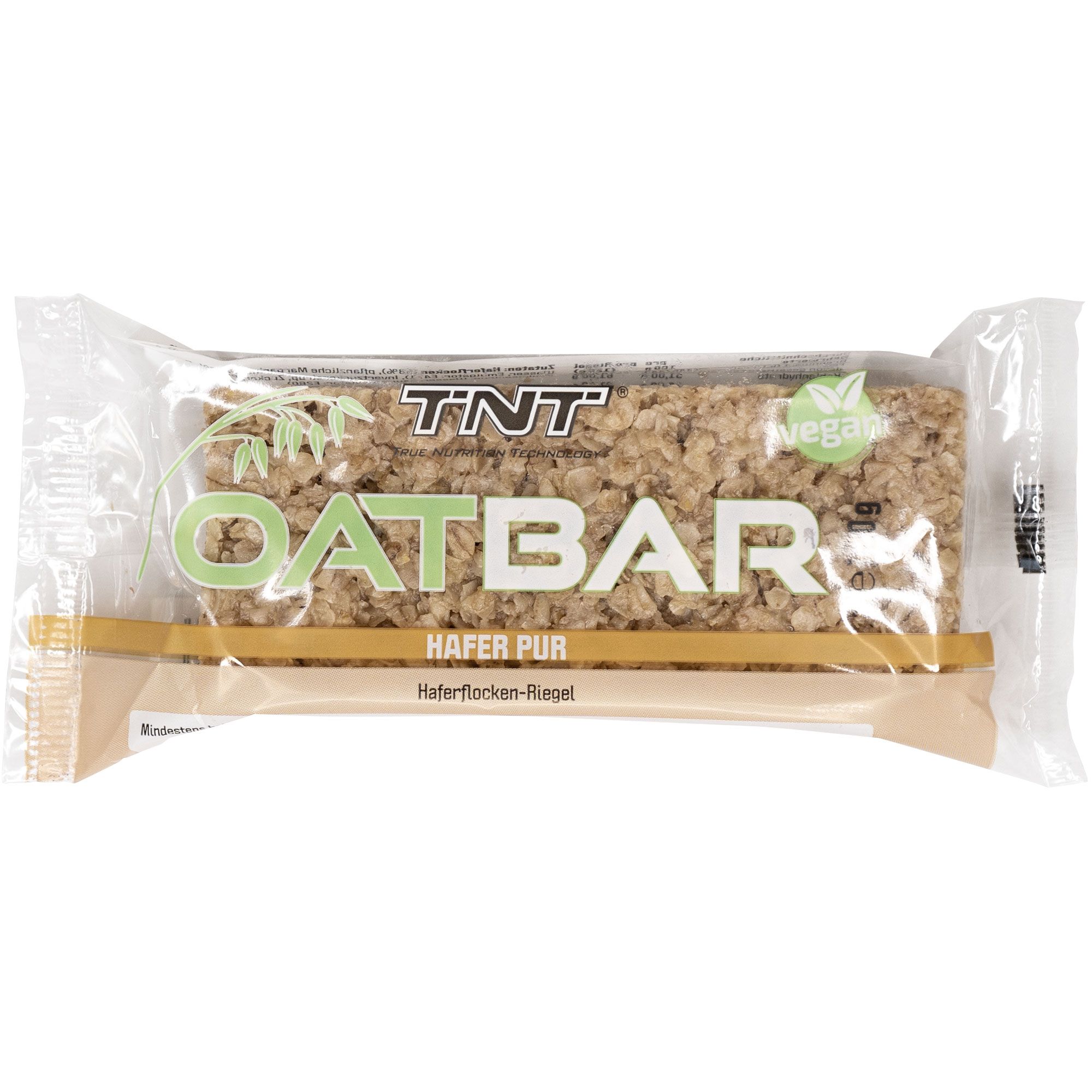TNT Oatbar - Energiereicher Hafer-Riegel mit über 50% Haferflocken (MHD 31.5.24)