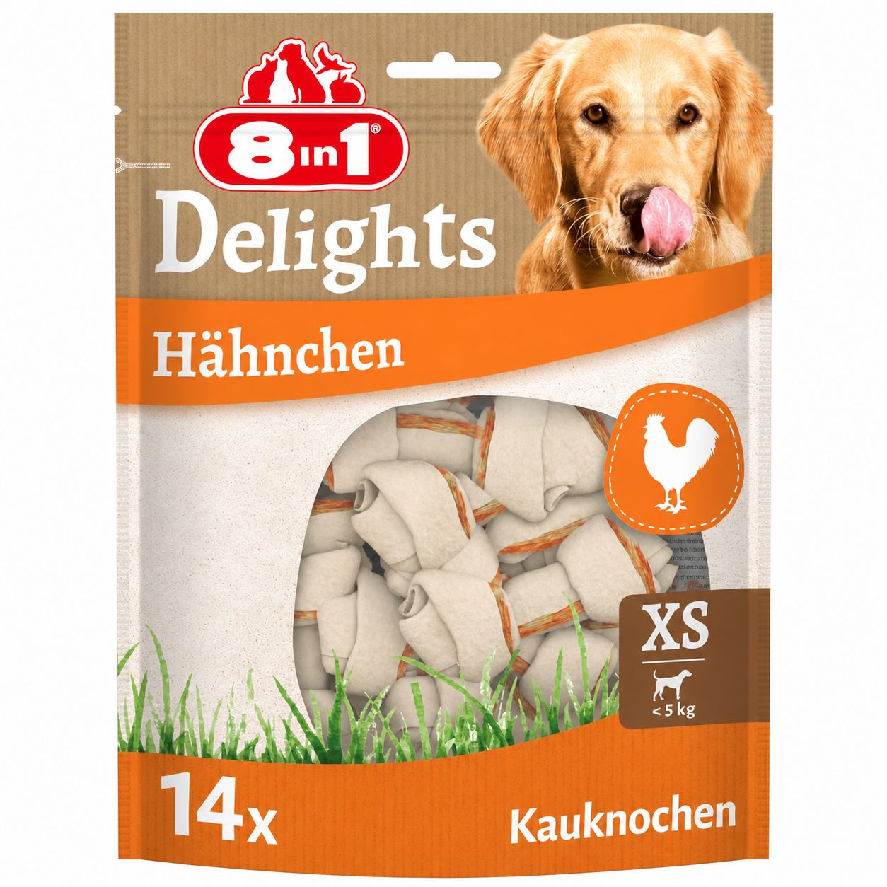 8in1 Delights Ossa al Pollo XS