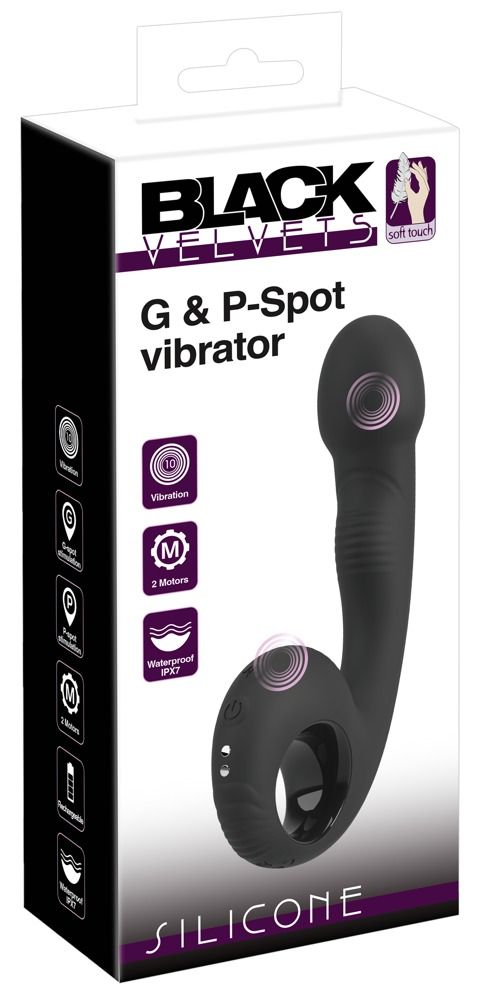 Black Velvets - Vibro-Ring mit Analvibrator