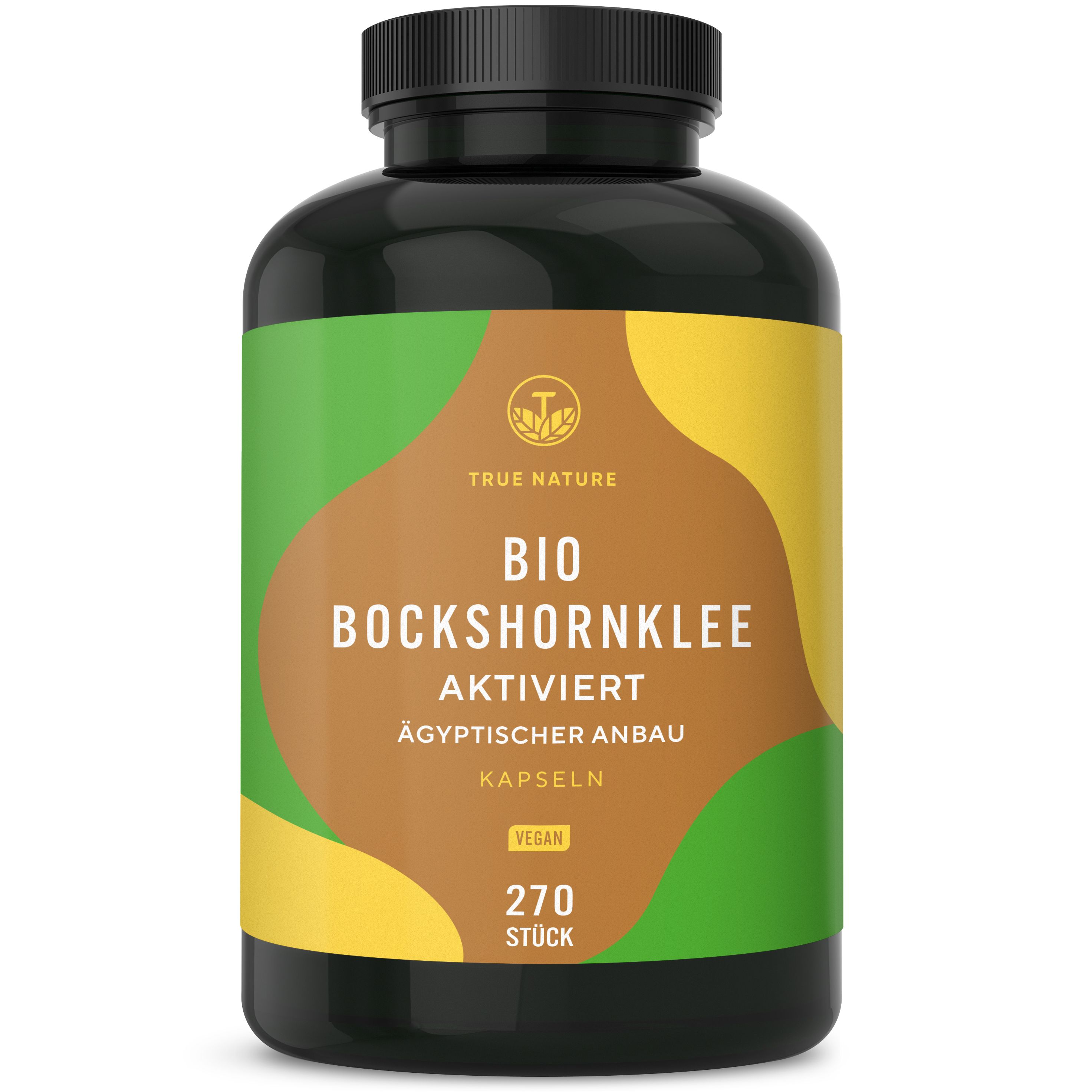 TRUE NATURE® Bio Bockshornklee Kapseln (Aktiviert) - 650 mg - Herkunft Ägypten